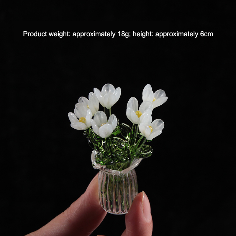 Glass Flower Ornament