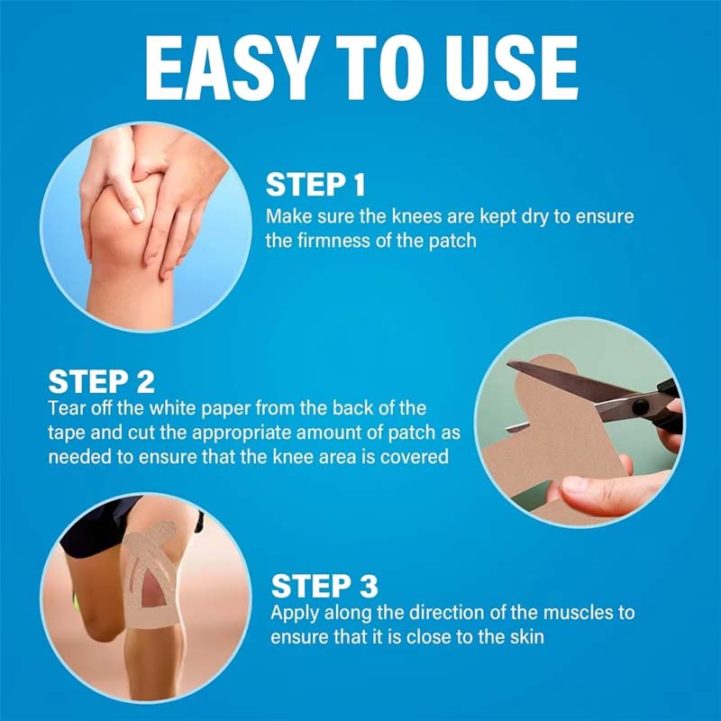 [Knee pads for sport | Breathable and waterproof pre-cut straps]