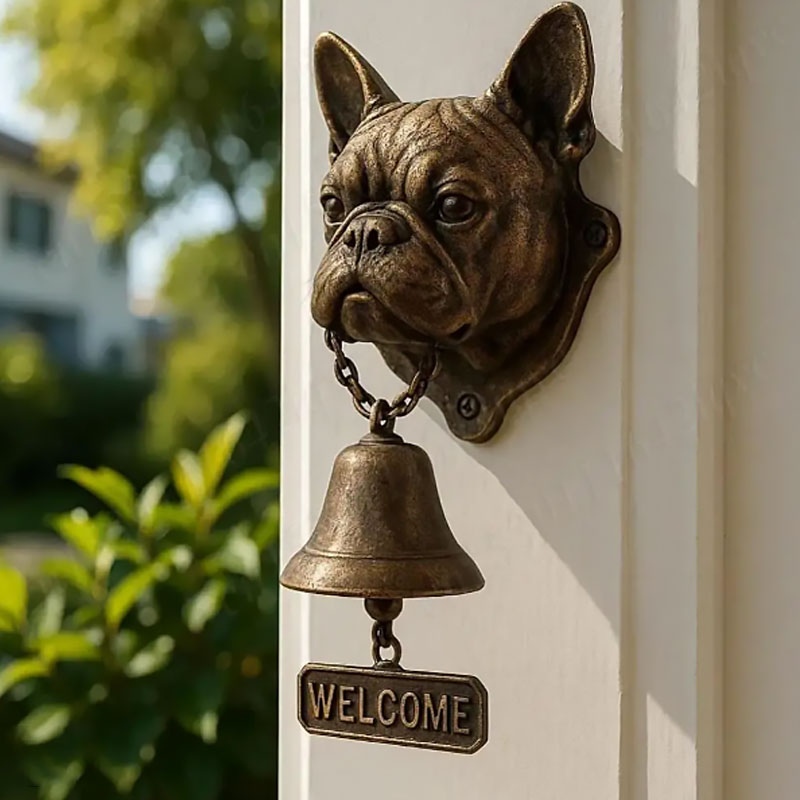 🐶 Welcome doorbell with dog them