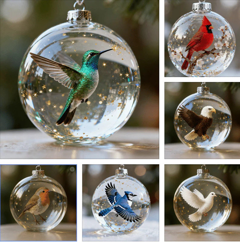 🔥🔥Last Day 49% Off - 2026 Wildlife Wonders CollectionTM Crystal Glass Ornaments