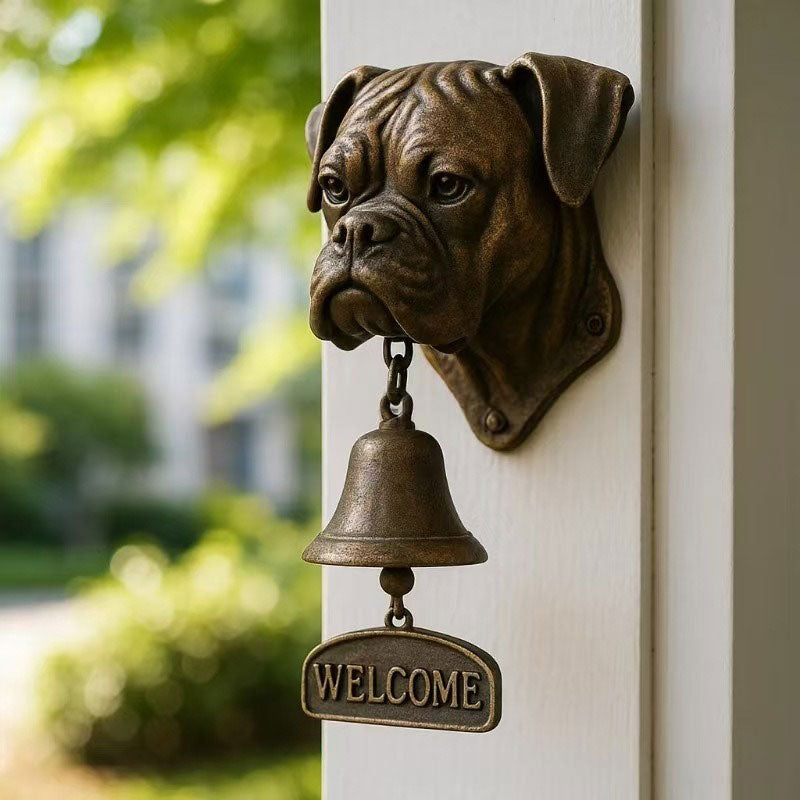 🐶 Welcome doorbell with dog them