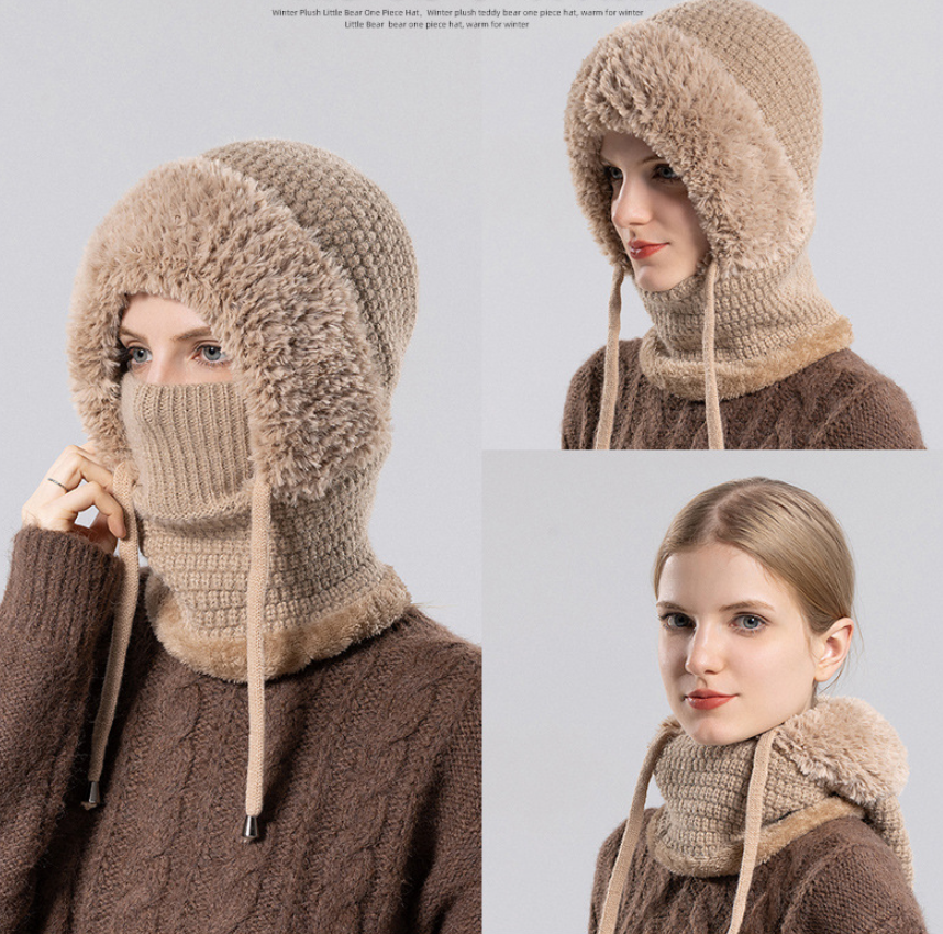 🔥Women's 3-in-1 Knitted Hat