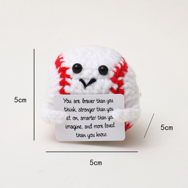 Emotional Support Knitted Doll 100% Knitted Dolls - 10x Compensation for Fakes, Free Returns