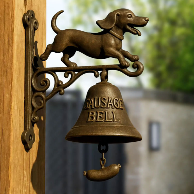 🐶 Welcome doorbell with dog them