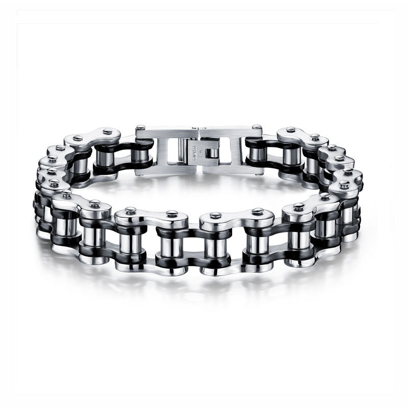 Bicycle Titanium Steel Motorcycle Chain Bracelet
