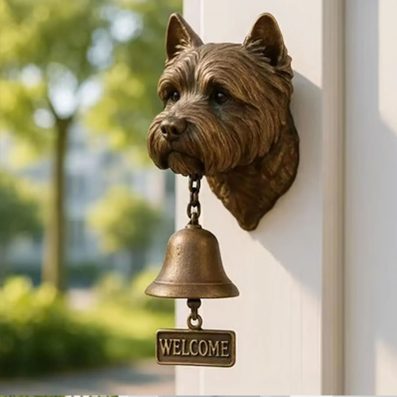 🐶 Welcome doorbell with dog them