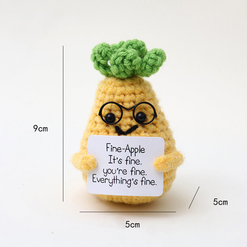 Emotional Support Knitted Doll 100% Knitted Dolls - 10x Compensation for Fakes, Free Returns