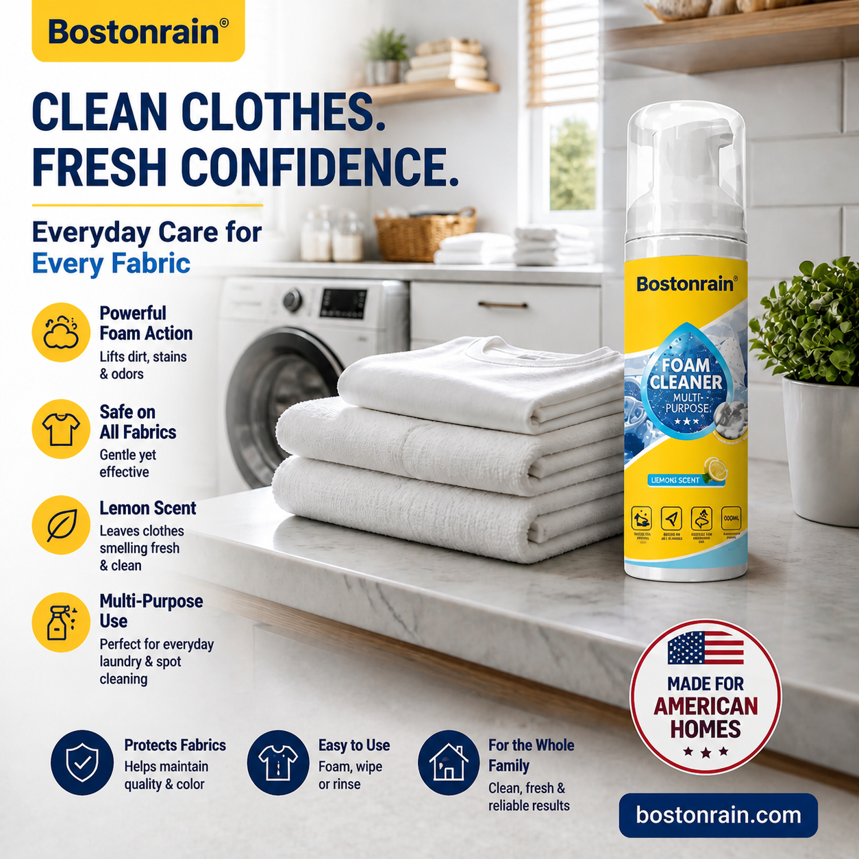 Powerful Multi-Purpose Foam Cleaner
