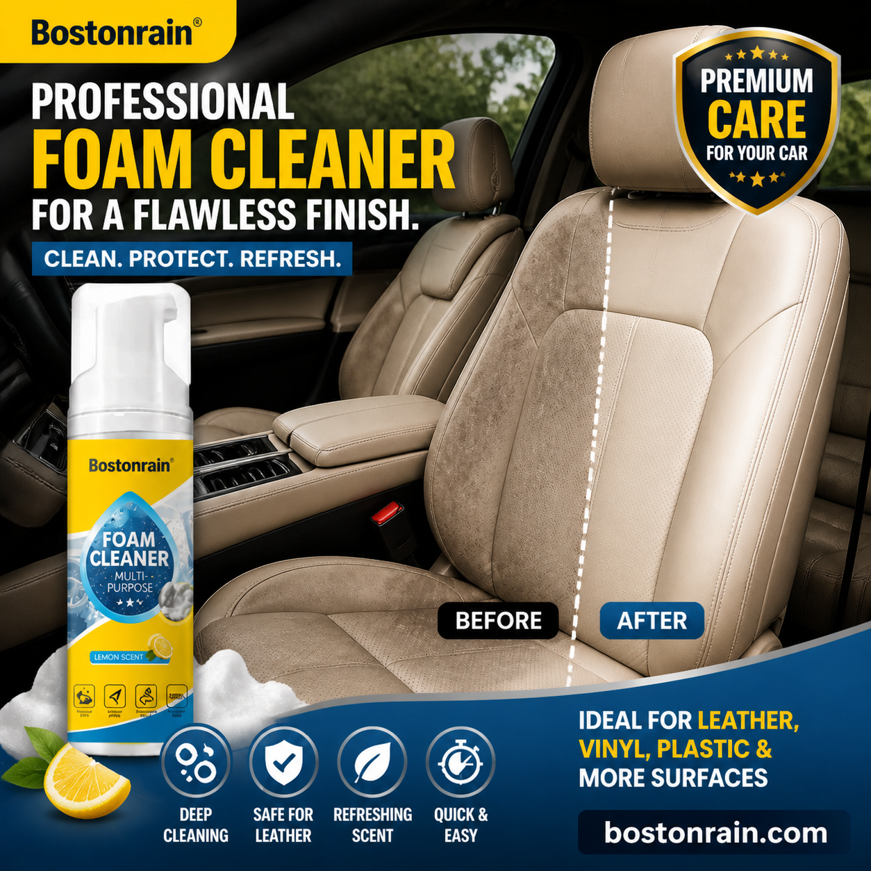 Powerful Multi-Purpose Foam Cleaner