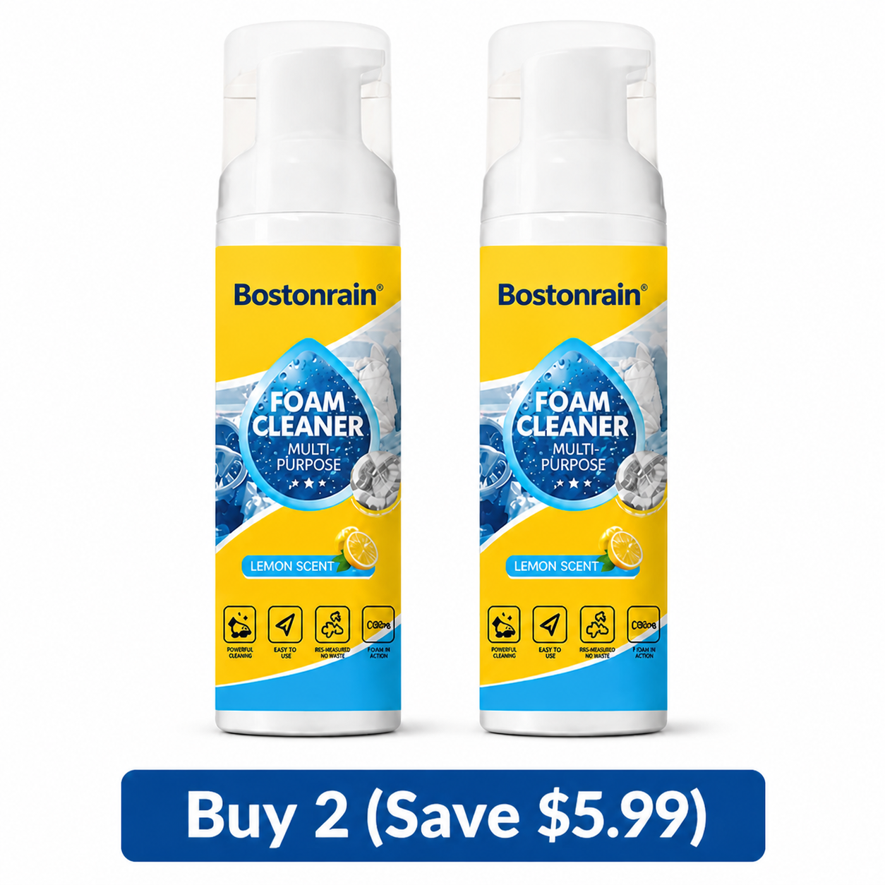 Powerful Multi-Purpose Foam Cleaner