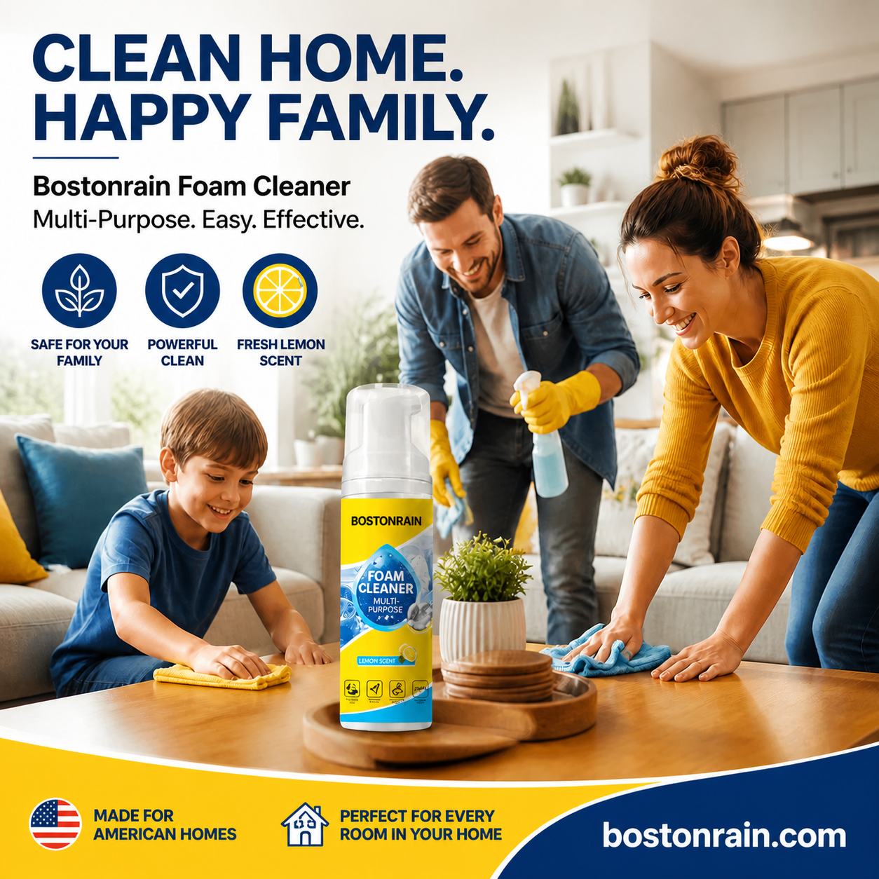 Powerful Multi-Purpose Foam Cleaner