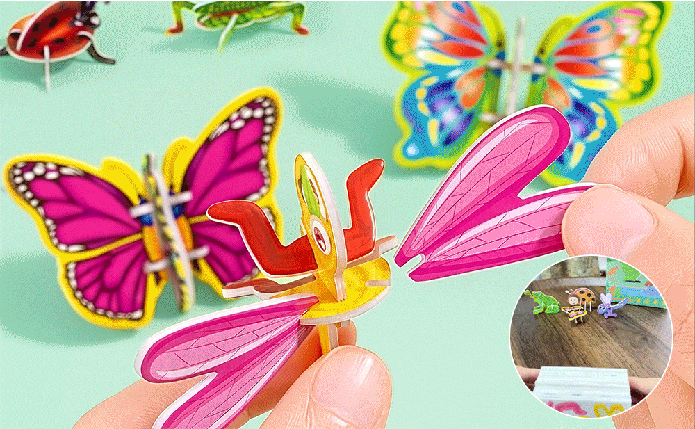 🦋 3D Creative Creature Puzzles