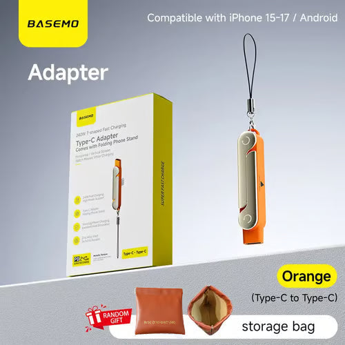 The ultimate 240 W Power-Stand hybrid adapter ⚡: the all-in-one solution for fast charging and screen viewin