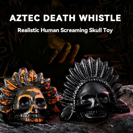 Aztec Death Whistle – Realistic Human Screaming Skull Toy