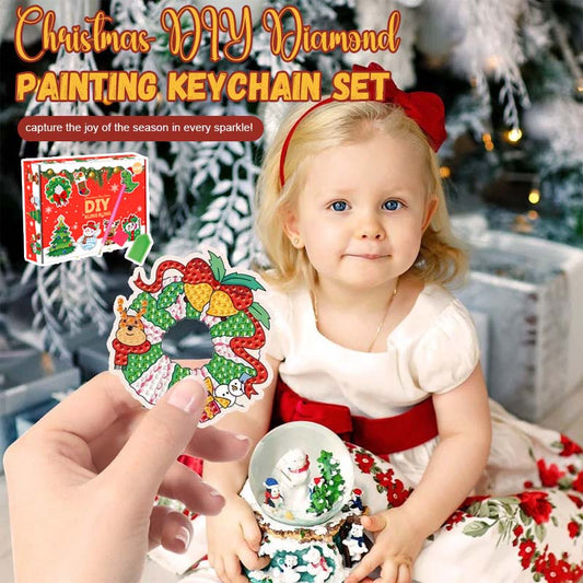 🎄✨Christmas DIY Diamond Painting Keychain Set✨🎄