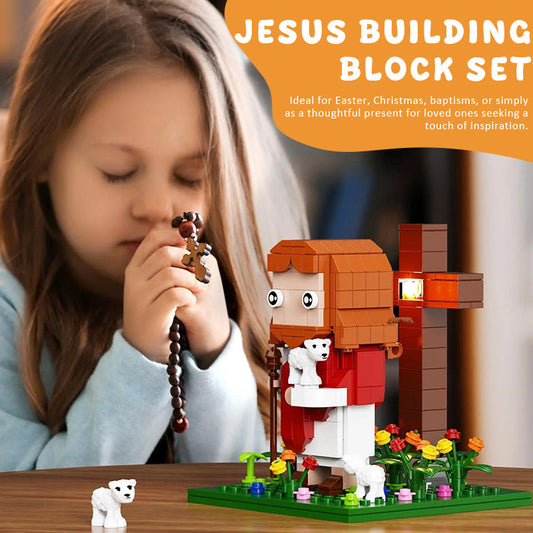 Jesus building block set Christian toy figures