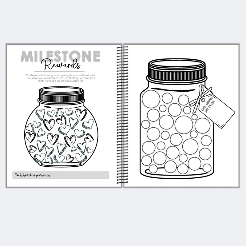 💪Challenge Accepted Fitness Planner: 90 Day Exercise and Food Journal for Wellness and Gratitude