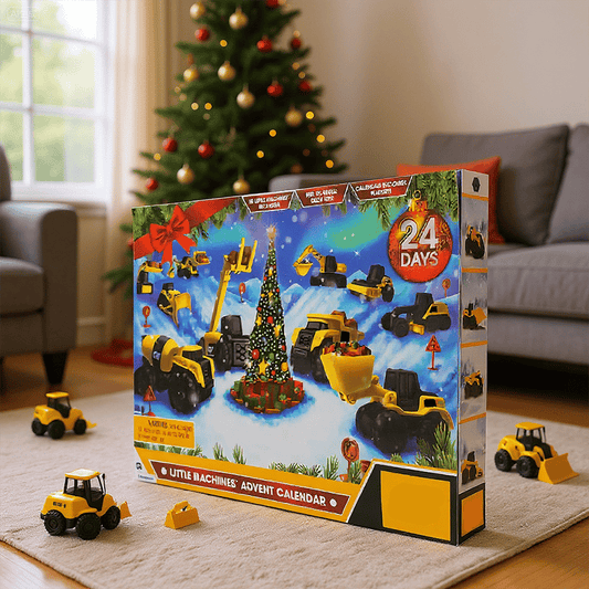 🔥LAST DAY 49% OFF🔥24 Day Christmas Countdown Calendar with Construction Truck