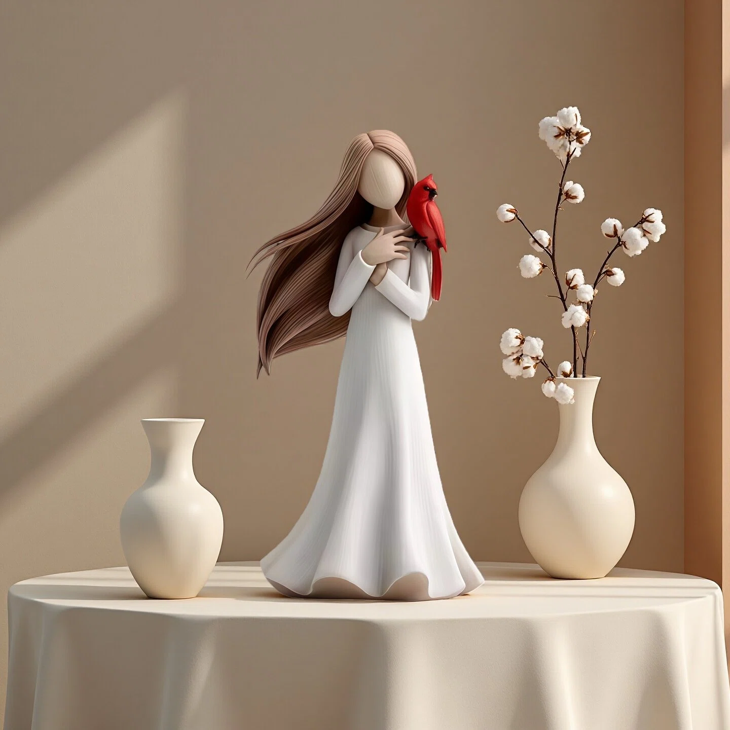Cardinal Remembrance Love and Serenity Figurine——When a cardinal appears, an angel is near