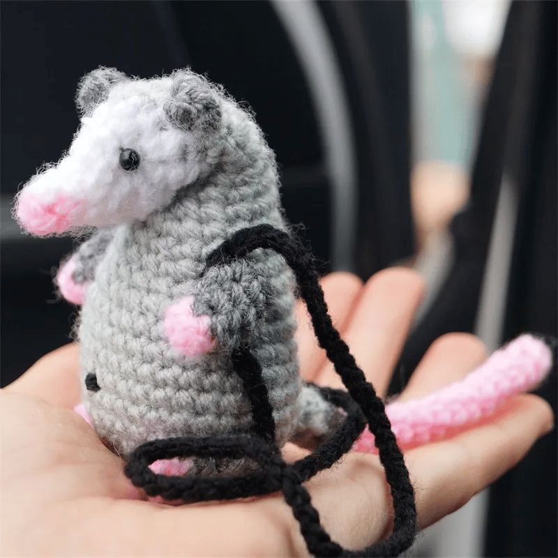 🔥 LAST DAY 49% OFF-Possum Car Charm(100% handmade knitting)