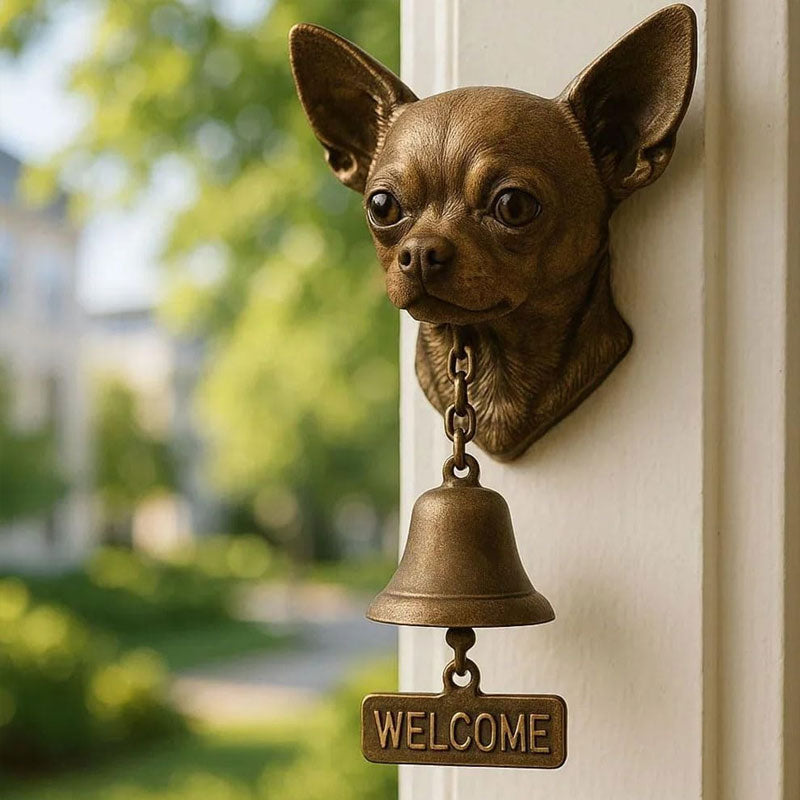 🐶 Welcome doorbell with dog them