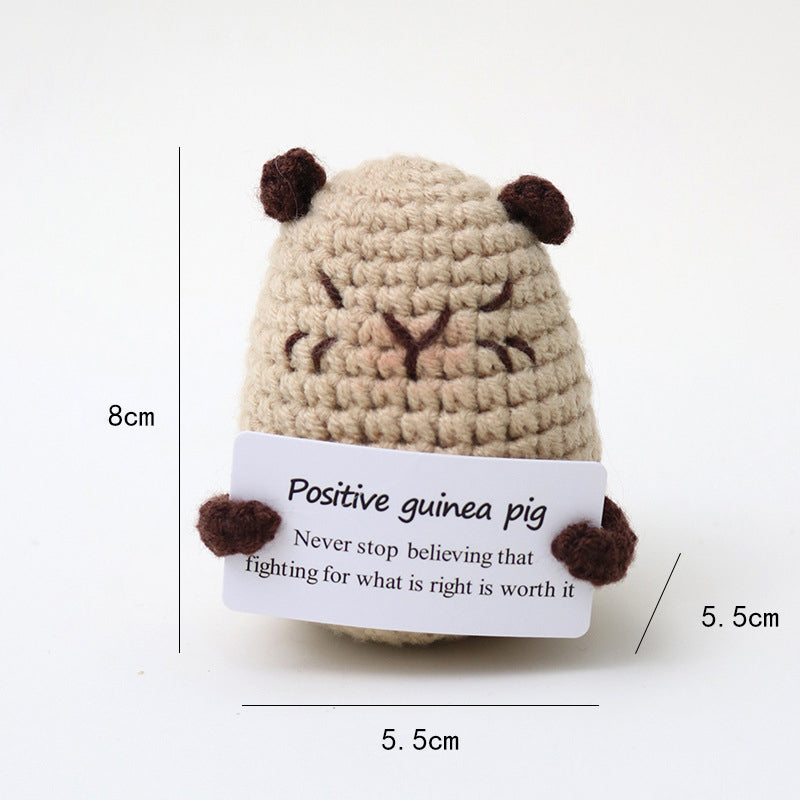 Emotional Support Knitted Doll 100% Knitted Dolls - 10x Compensation for Fakes, Free Returns