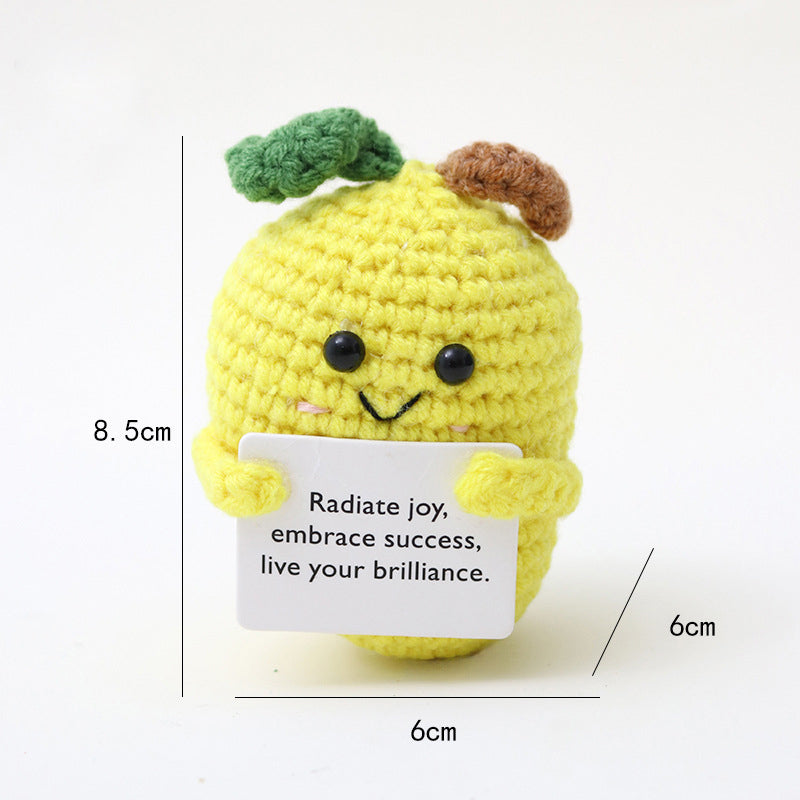 Emotional Support Knitted Doll 100% Knitted Dolls - 10x Compensation for Fakes, Free Returns
