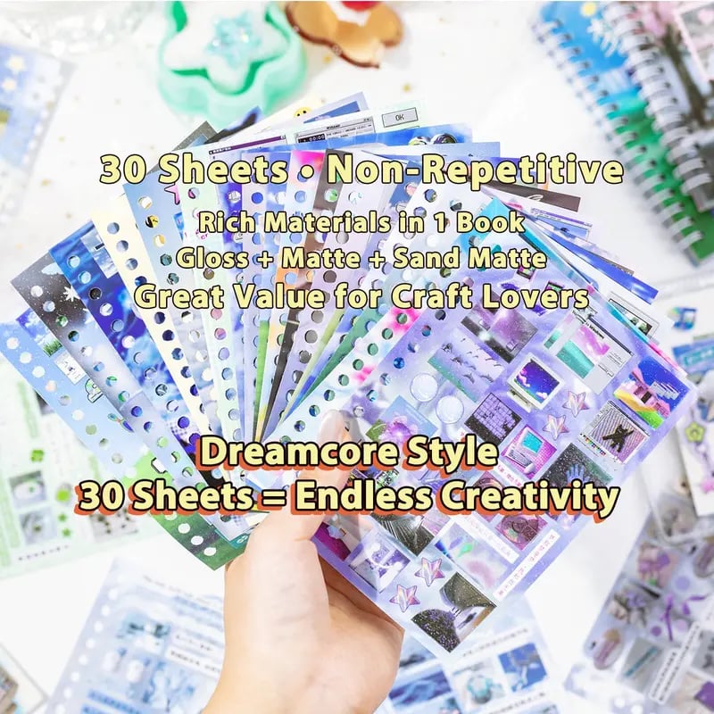 🔥Last Day 50% OFF - Dreamcore Aesthetic Sticker Book