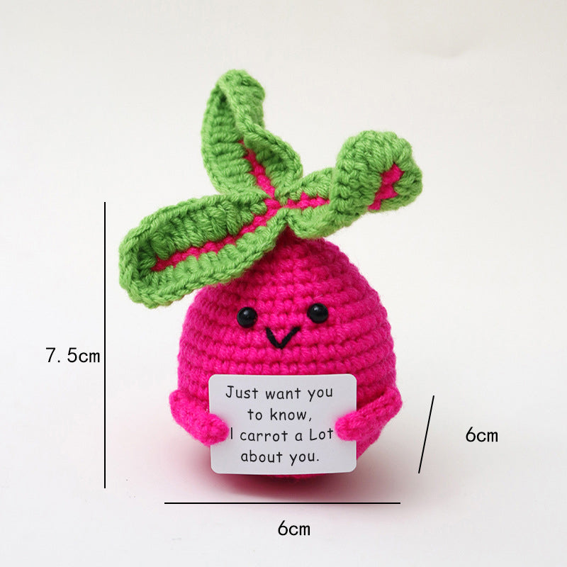 Emotional Support Knitted Doll 100% Knitted Dolls - 10x Compensation for Fakes, Free Returns