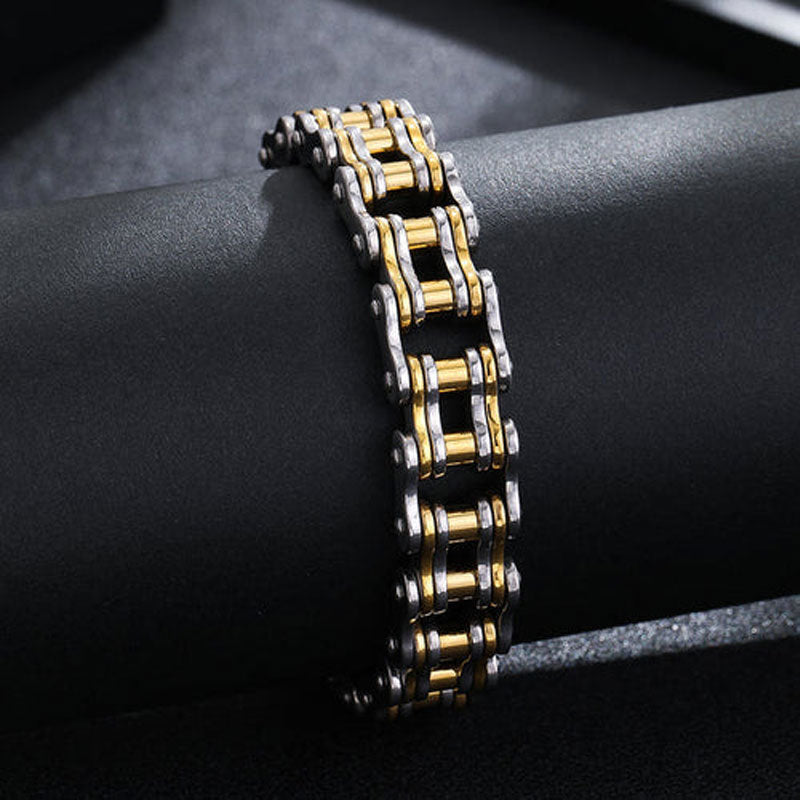 Bicycle Titanium Steel Motorcycle Chain Bracelet