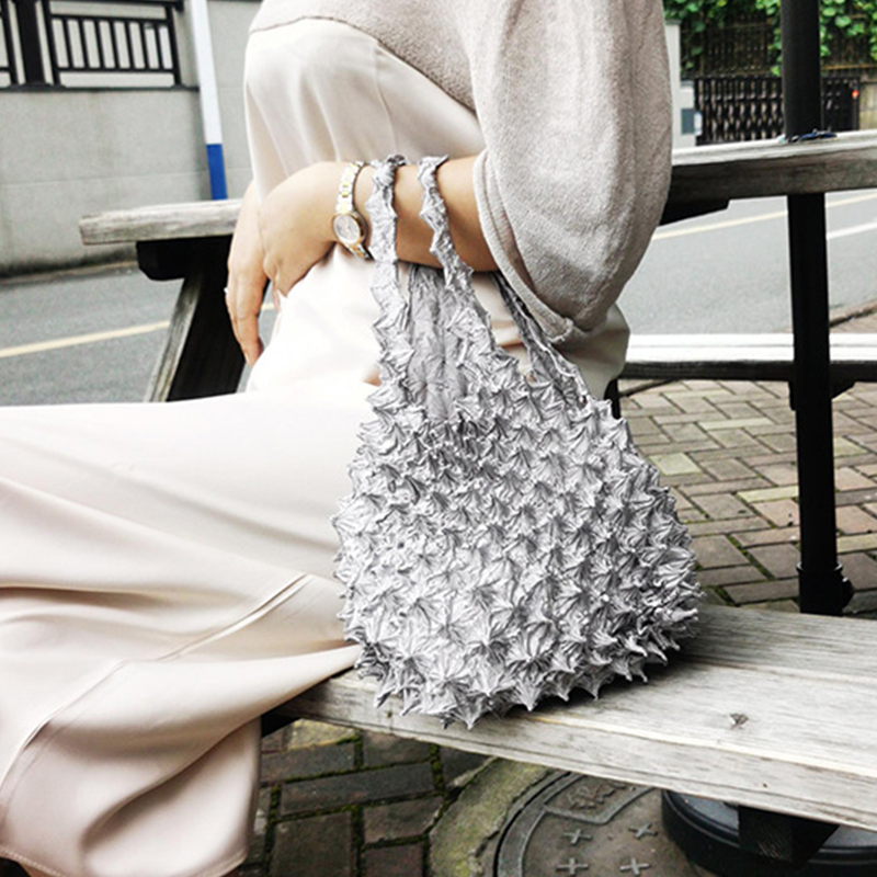 Pleated Sea Urchin Bubble Bag