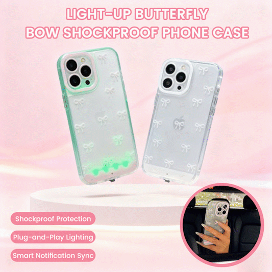 🎀Sound-Activated LED Case - Lights Up to Calls & Music | Cute, Fun & Protective