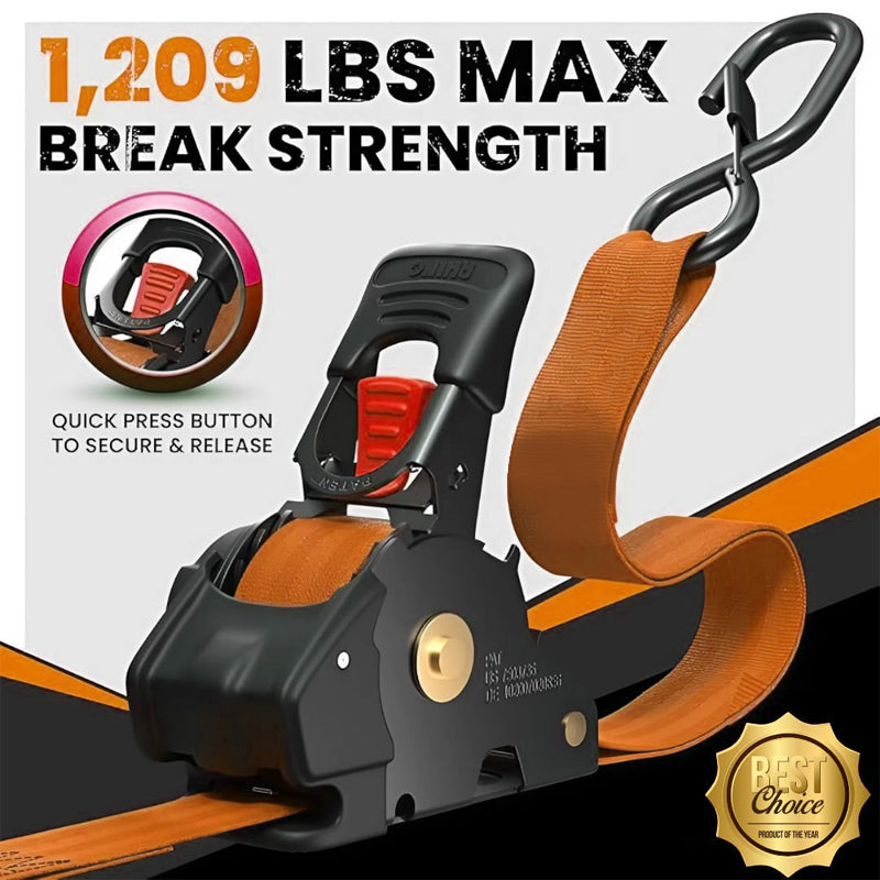 🎁 Limited Time – Upgraded 2026 Retractable Ratchet Strap (Perfect Gift for Men💙)