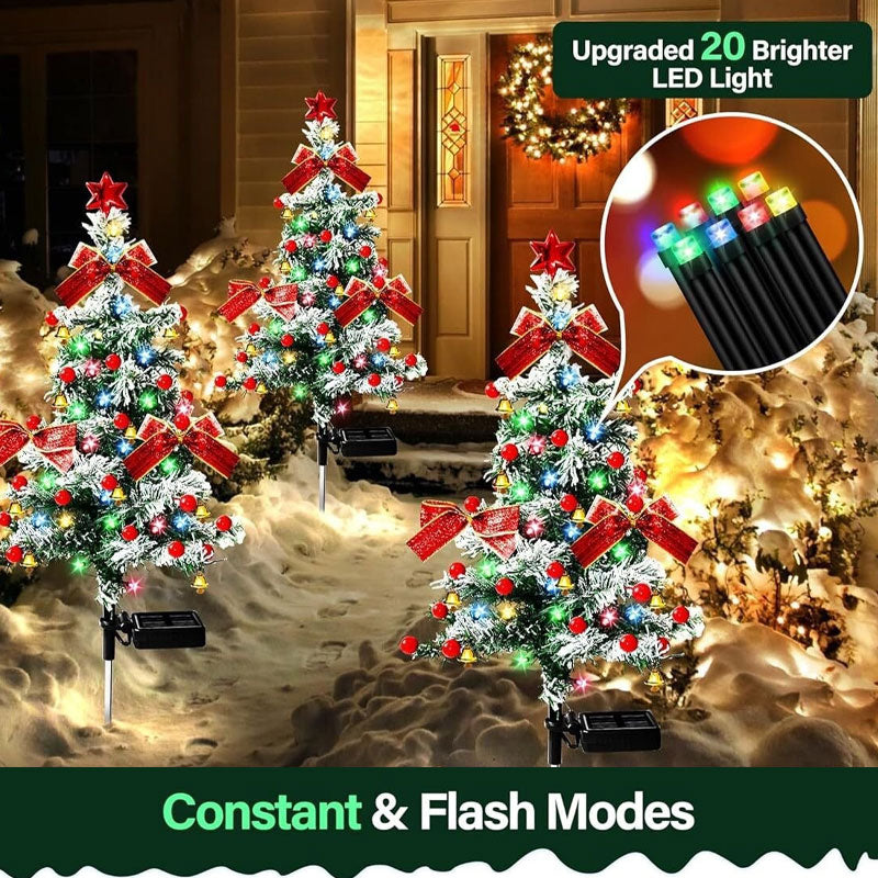 🎅 New model Solar-Powered Christmas Tree Garden Lights
