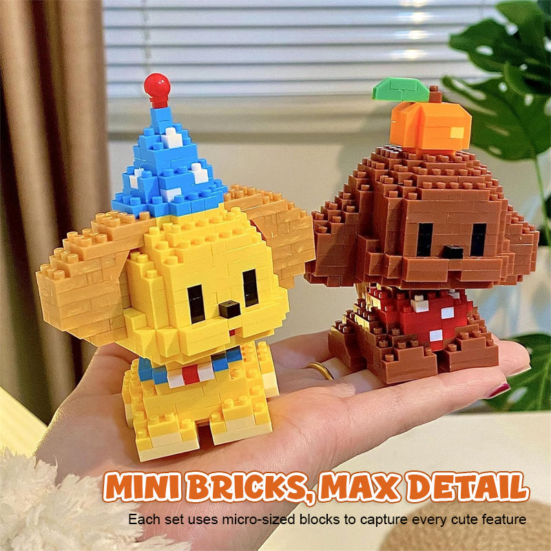 Cute Pet Micro-particle Building Block Models 🐶🐱🧩