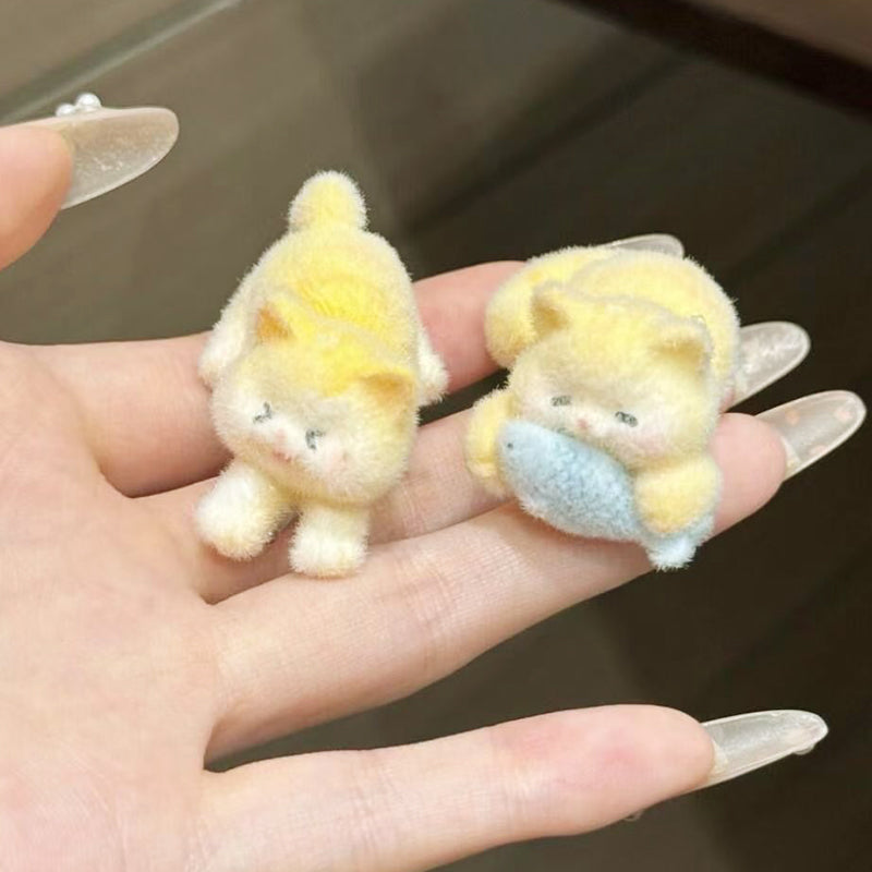 🐱✨ 2025 New Plush Cartoon Cat Hair Clip