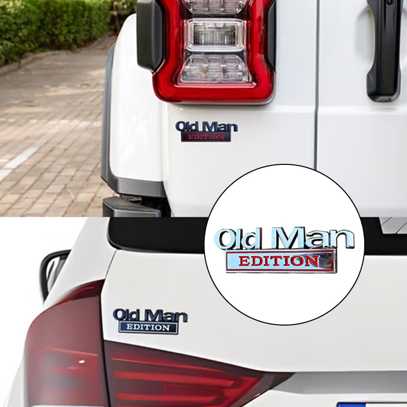 Car badges for seniors/🚗 Old Man Edition car badges
