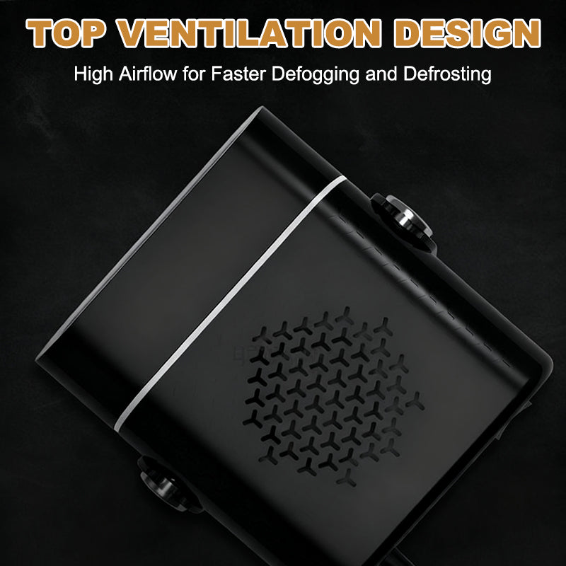 2-in-1 Portable Car Heater with 360° Rotation Built-in overheat protection function: If the temperature is too high, it will automatically shut down to prevent risks.