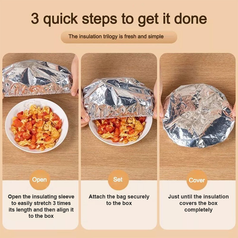 🏠🔥 Keep your food warm and fresh with our aluminium foil! 🔥