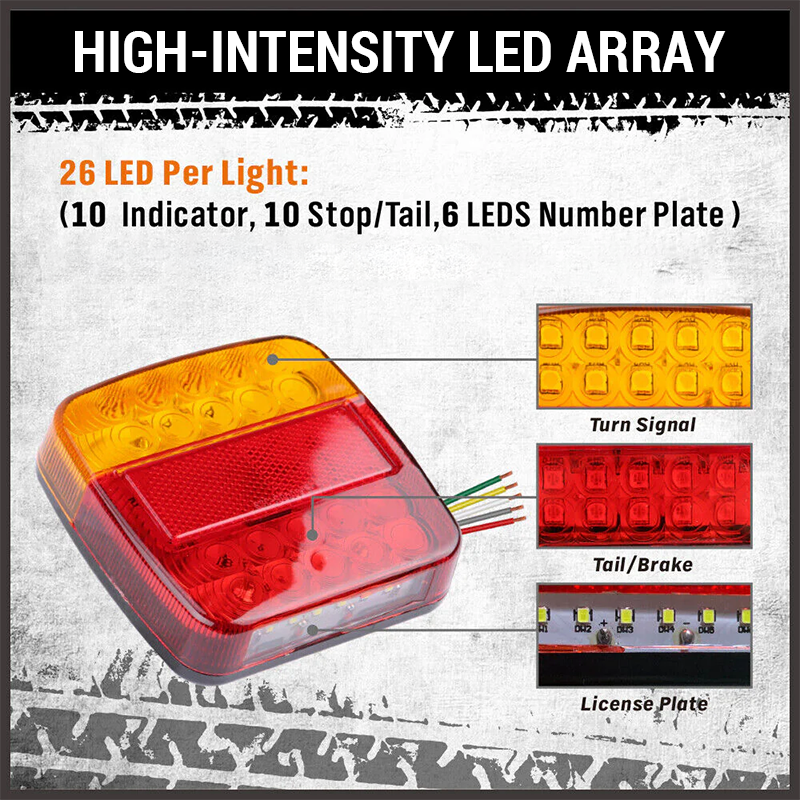 🔥LAST DAY – 49% OFF🔥LED Dual-color Square Lights For Trucks And Vans