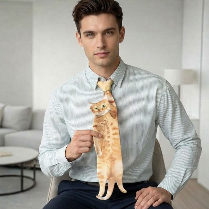 🐱 Cute Cat Tie