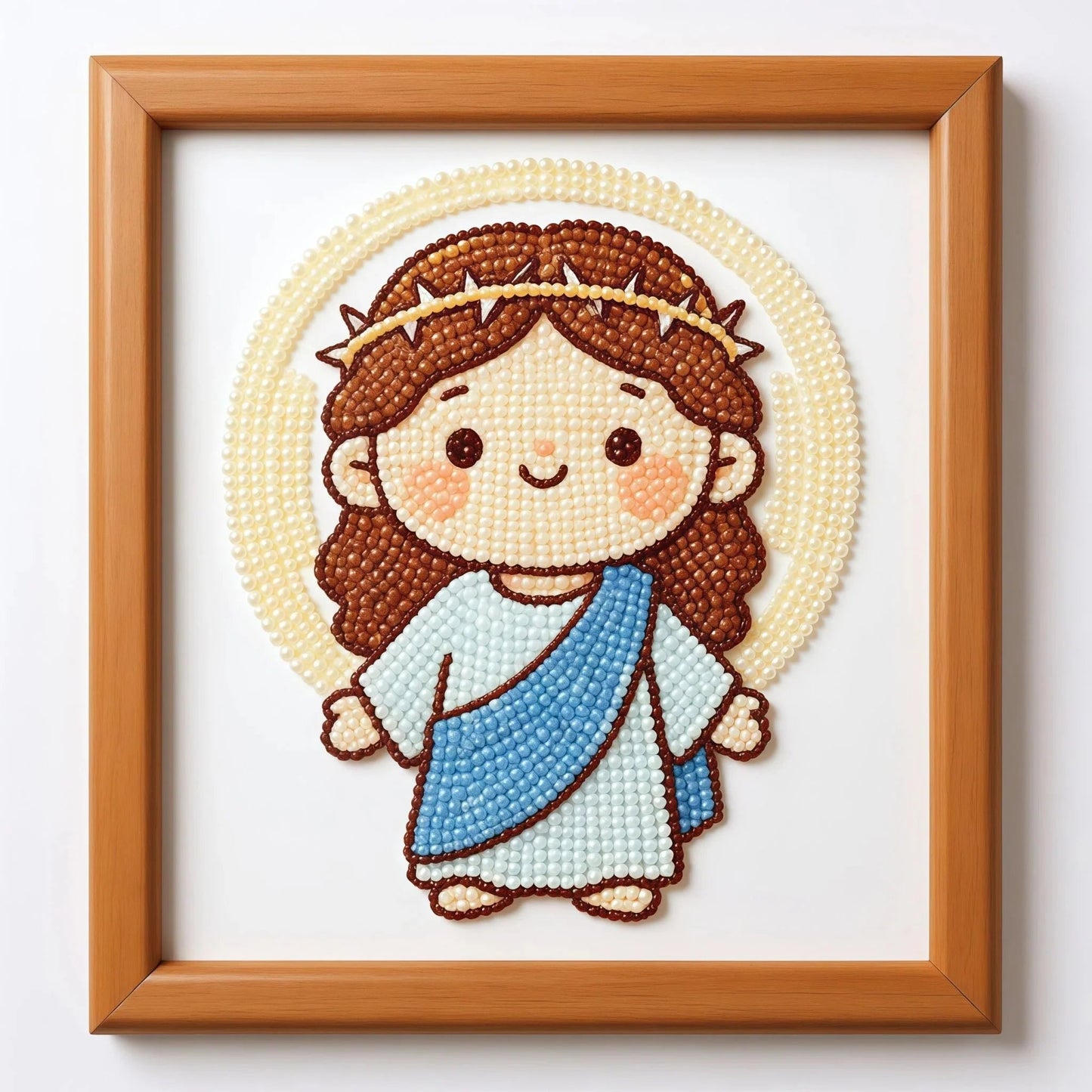 ✝️ Cute Jesus Pearl Diamond Painting Kit 💖Beginner Friendly