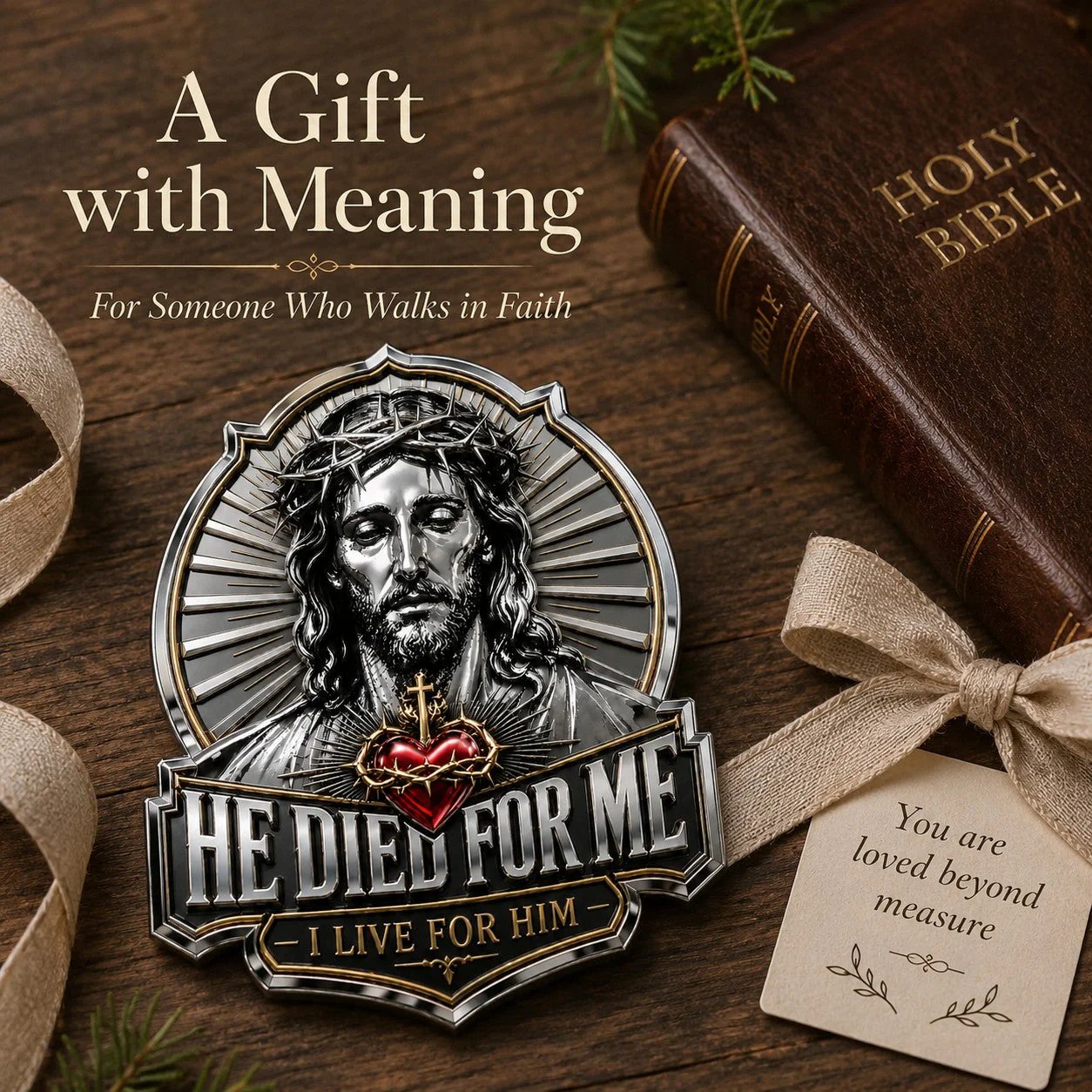 🔥Last Day 49% OFF🔥He Died For Me Emblem