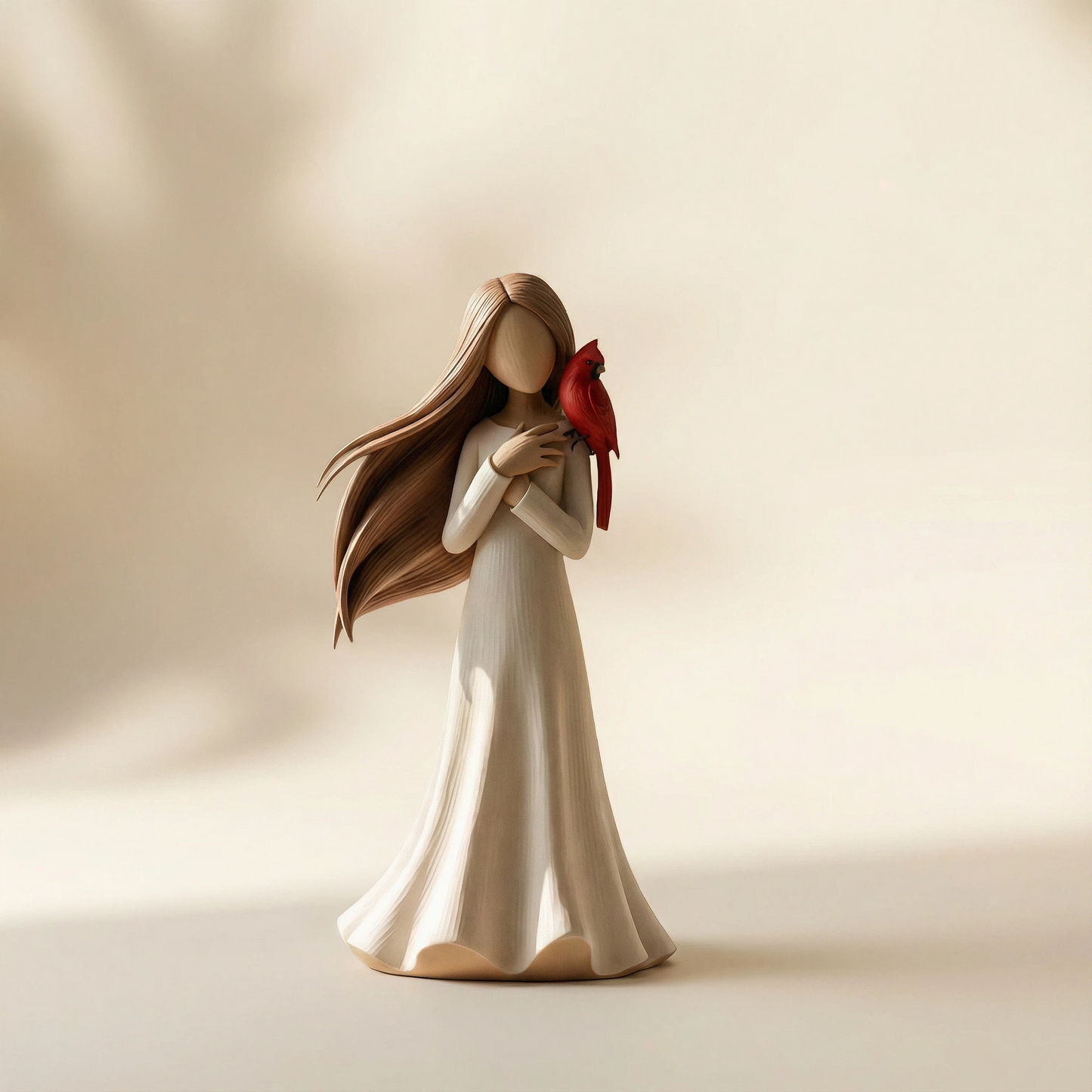 Cardinal Remembrance Love and Serenity Figurine——When a cardinal appears, an angel is near