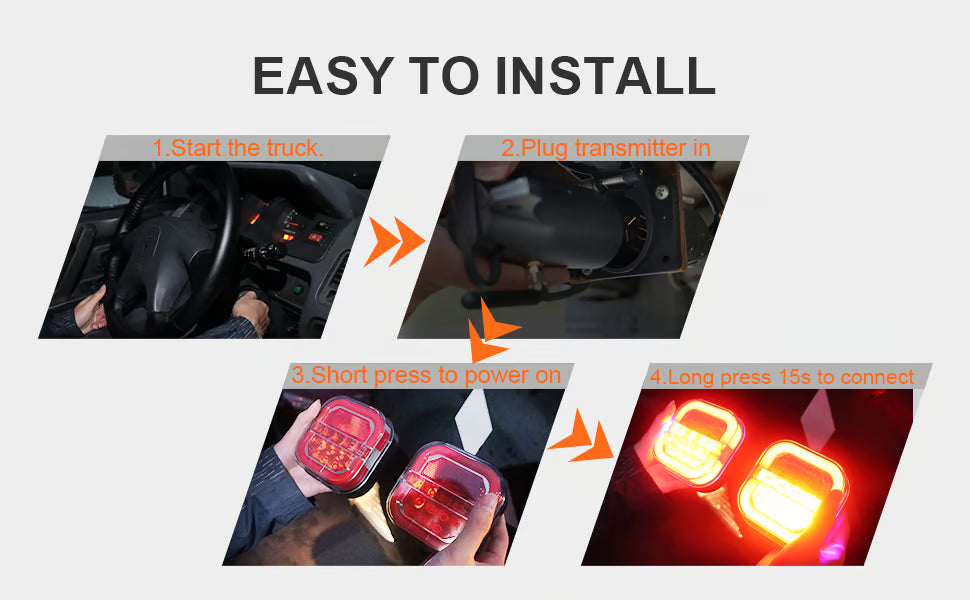 🔥LAST DAY – 49% OFF🔥LED Dual-color Square Lights For Trucks And Vans
