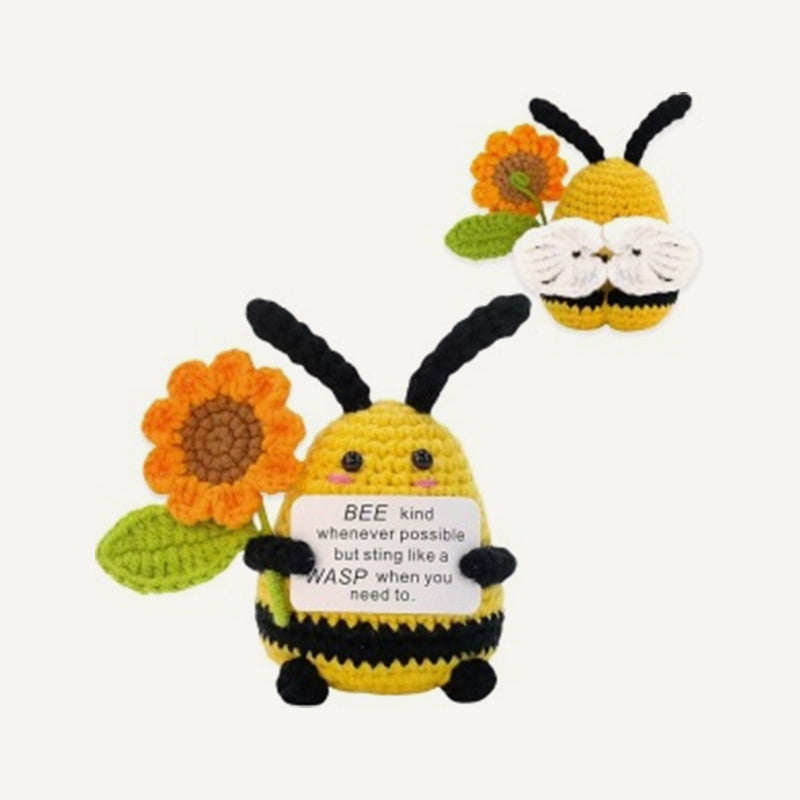 Emotional Support Knitted Doll 100% Knitted Dolls - 10x Compensation for Fakes, Free Returns