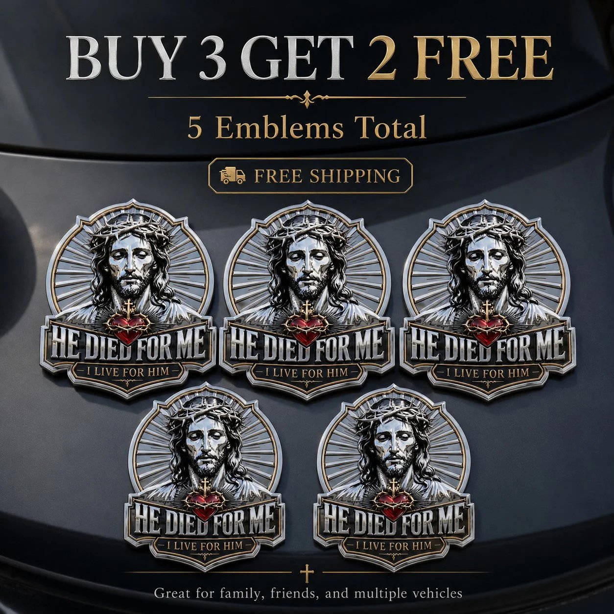 🔥Last Day 49% OFF🔥He Died For Me Emblem