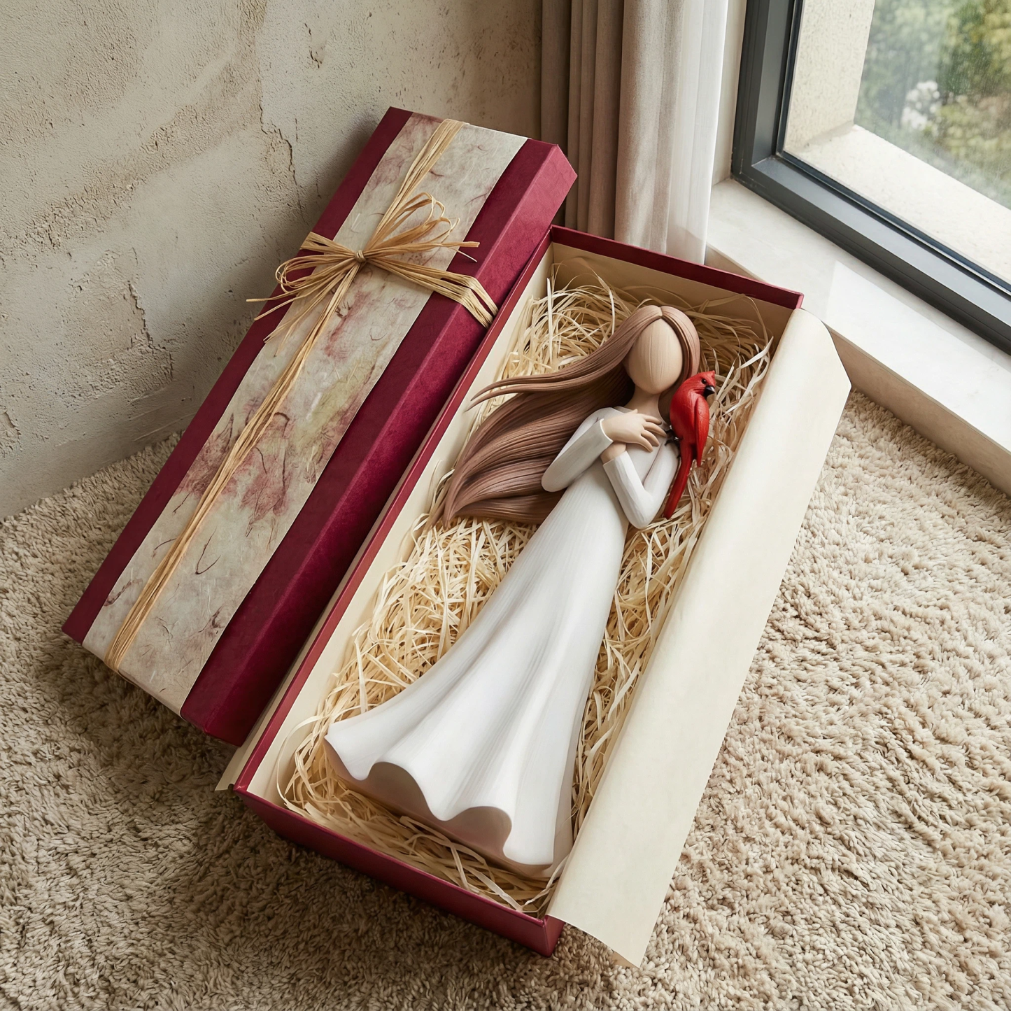 🔥Hot Sale  -✨Cardinal Remembrance Love and Serenity Figurine❤️Serene Desk Companion🙏