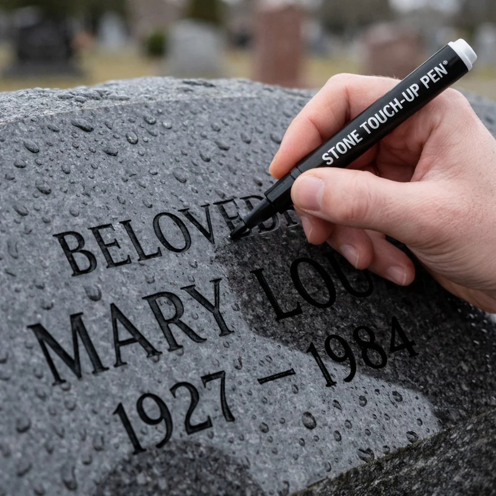 🐦A gold pen for restoring faded gravestone inscription