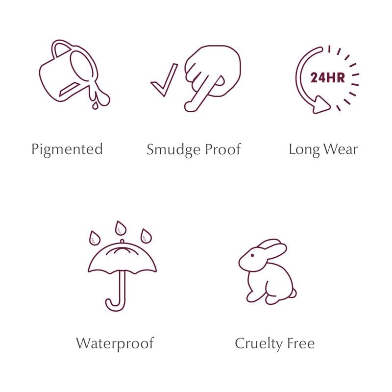 24 HR Waterproof Eyeliner Duo Sharpenable Eye Pencil